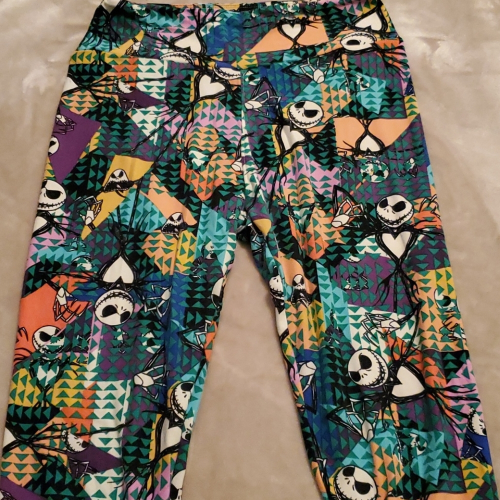 Lularoe "Disney Jack Skellington" leggings